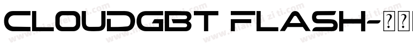 cloudgbt flash字体转换